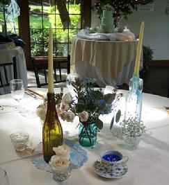 shabby chic centerpieces